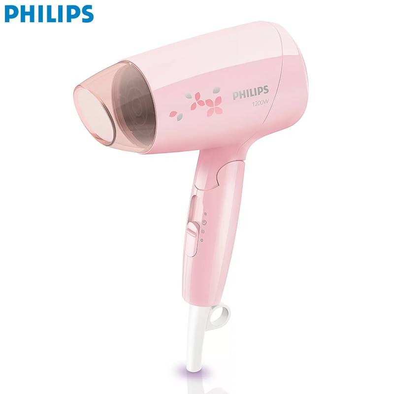 Philips Hair Dryer BHC010 Pink- Thermo-Protect 1200W | Compact & Gentle Drying (Pink)? - Thumbnail 2