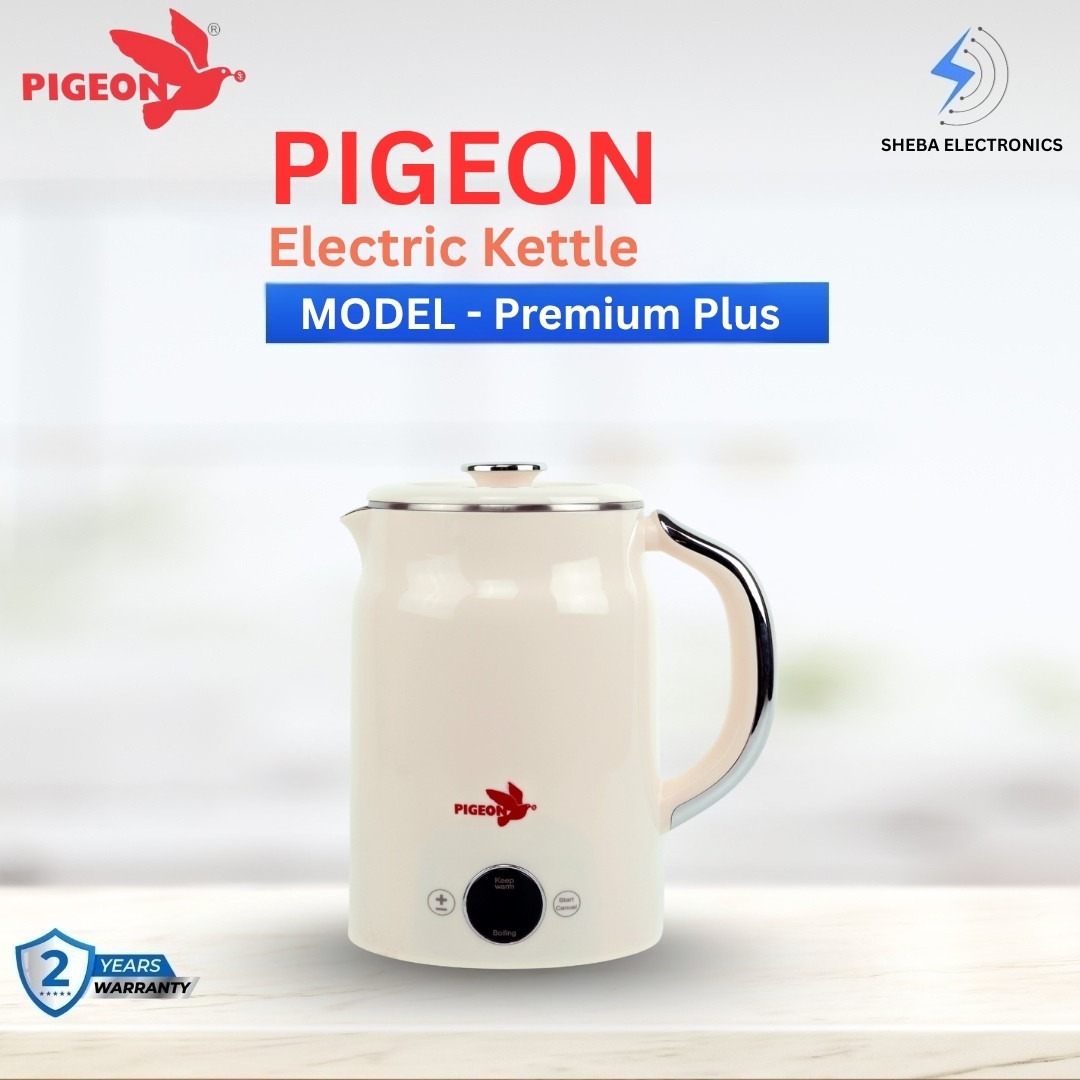 Pigeon Premium Plus - Model PG-03 Electric Kettle Stainless Steel 1.8 Ltr - Thumbnail 5