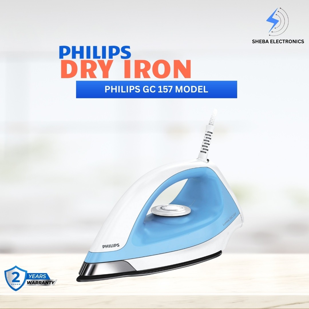 Philips Dry Irons GC157/02 & 1100W Power - Thumbnail 5
