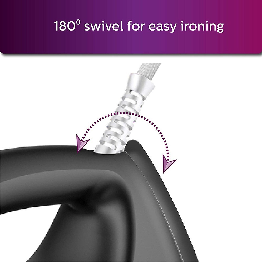 Philips GC181/80 Heavy-Weight Super Dry Iron | 1000 Watt - Thumbnail 4