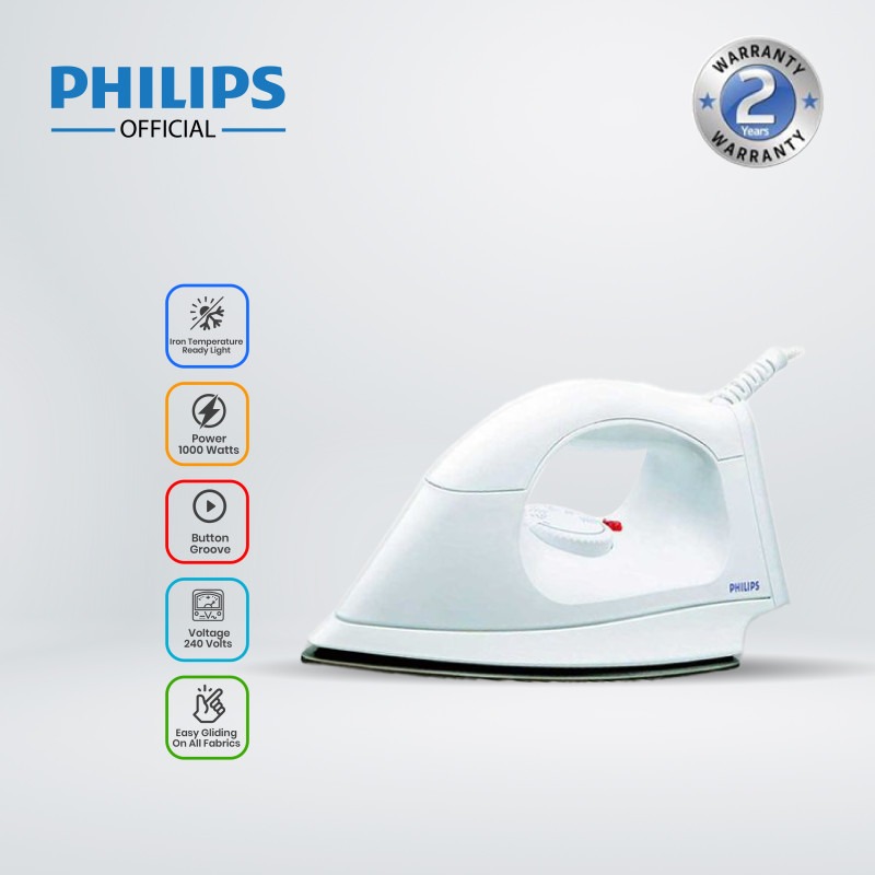 Philips Dry Irons HI113/28 & 1000w Powe - Thumbnail 3