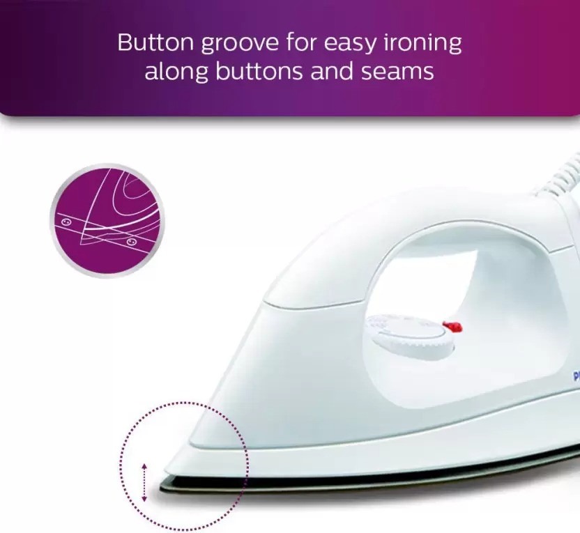 Philips Dry Irons HI113/28 & 1000w Powe - Thumbnail 4