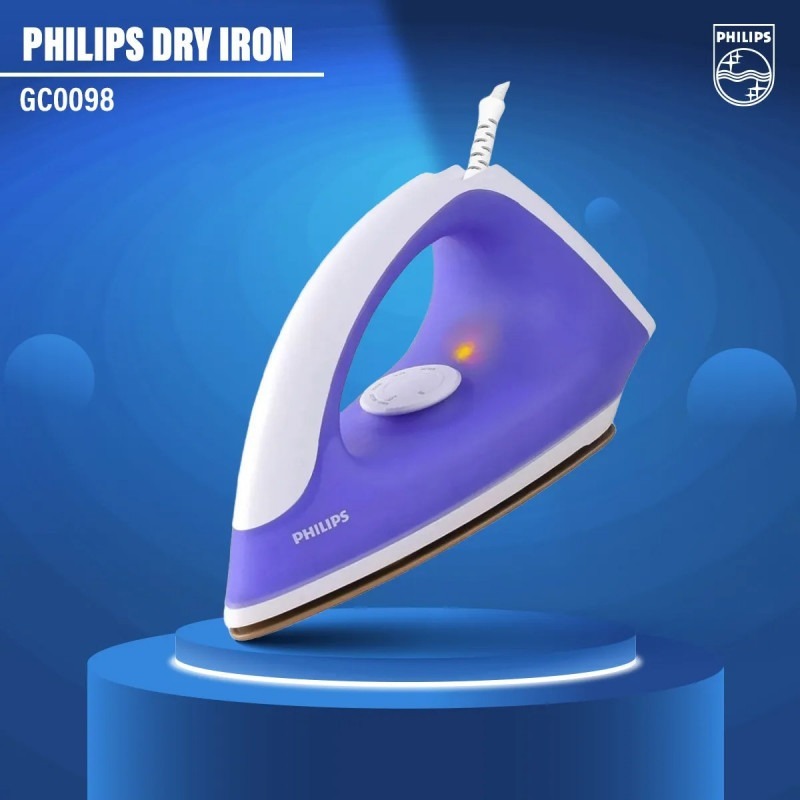 Philips Classic Dry Iron GC098/30 -Purple 750W - Thumbnail 3