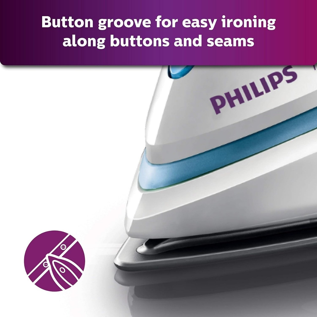 Philips GC1905/40 1440-Watt Steam Iron with Spray - Thumbnail 5