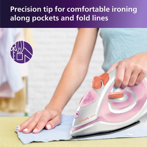 Philips GC1920/40 Steam Iron Non-Stick Soleplate 1440 Watt - Thumbnail 5