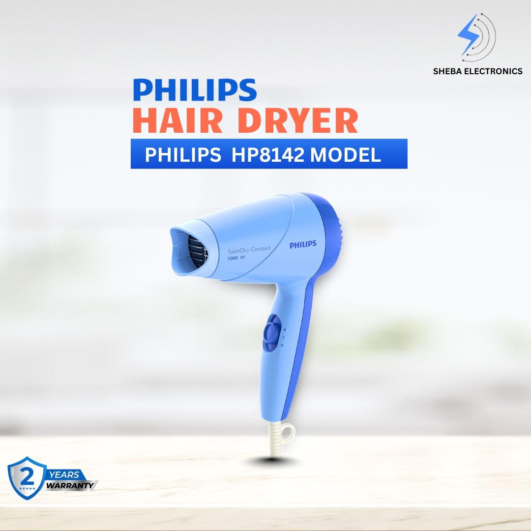 PHILIPS HP8142/00 1000 Watts Hair Dryer (Blue) - Thumbnail 3