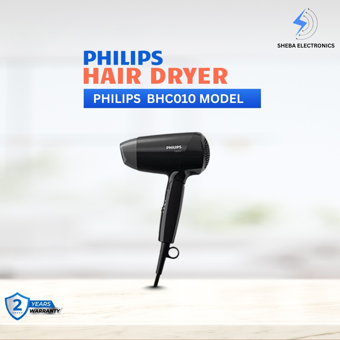 Philips Hair Dryer BHC010/10 1200 Watts-Black