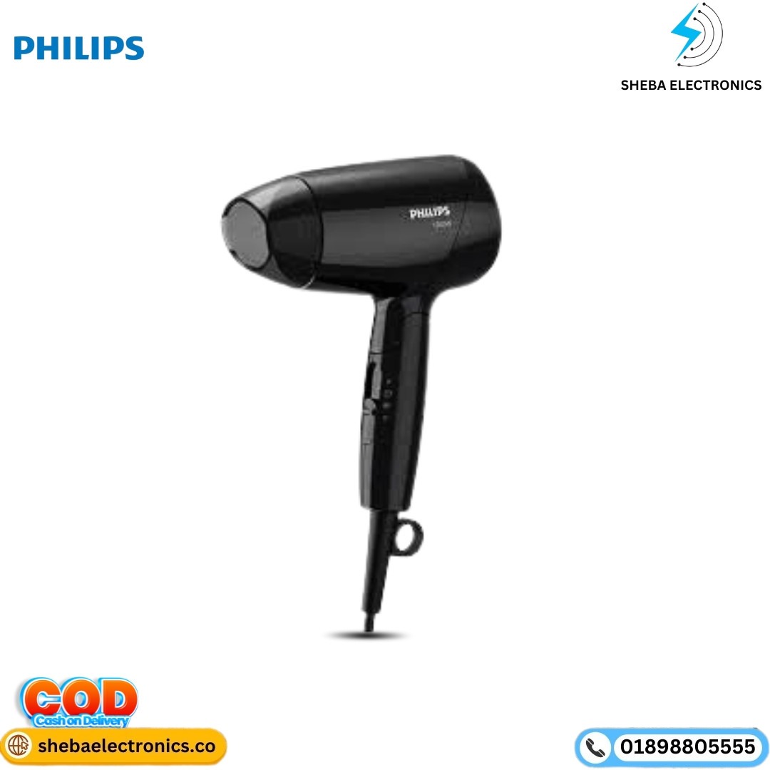 Philips Hair Dryer BHC010/10 1200 Watts-Black - Thumbnail 2