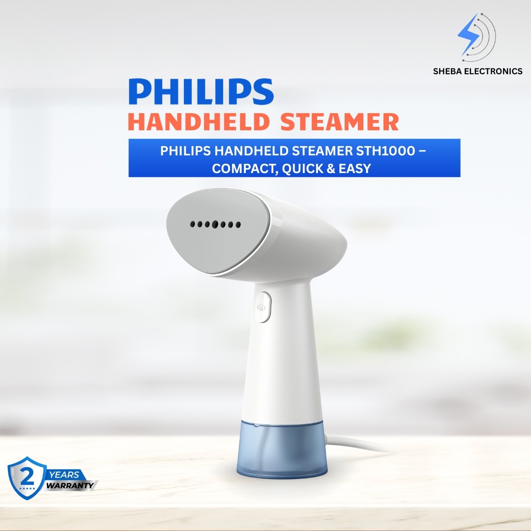 Philips Handheld Steamer STH1000 – Compact, Quick & Easy Garment Care 1000 Series - Thumbnail 6