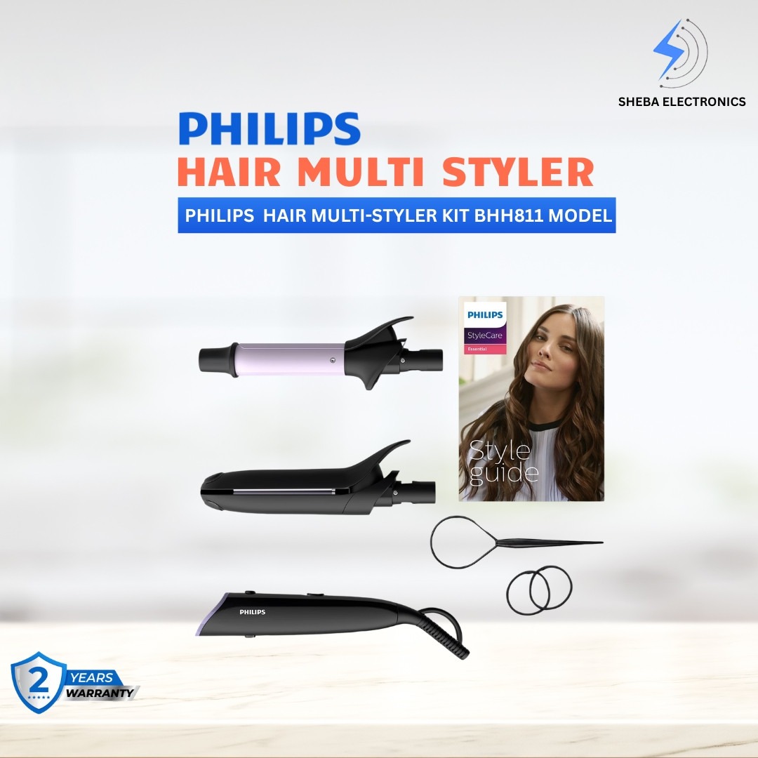 Philips Hair Multi-Styler Kit BHH811 (Black) – Style Your Hair, Your Way! - Thumbnail 4
