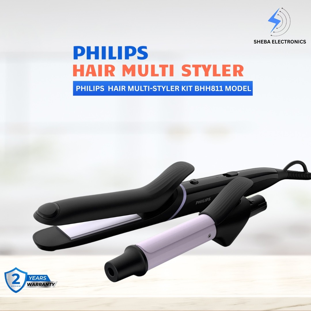 Philips Hair Multi-Styler Kit BHH811 (Black) – Style Your Hair, Your Way! - Thumbnail 5