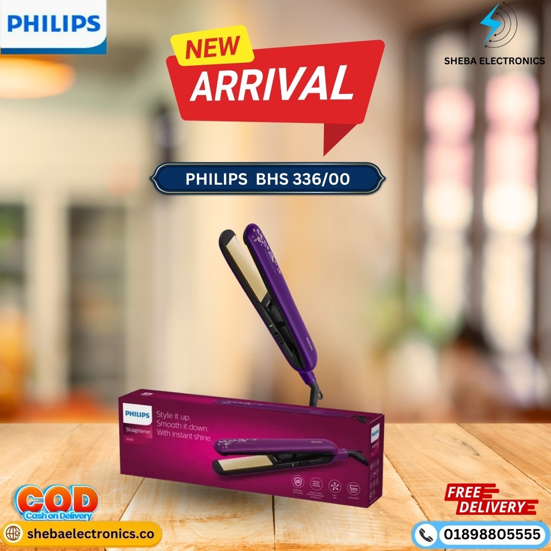 Philips Hair Straightener BHS336/00 – Purple - Thumbnail 2