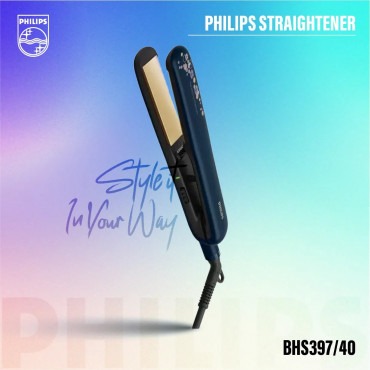 Philips BHS397/40 Kerashine Titanium Straightener with Silk Protect Technology. Straighten, curl with Instant Shine - Thumbnail 2