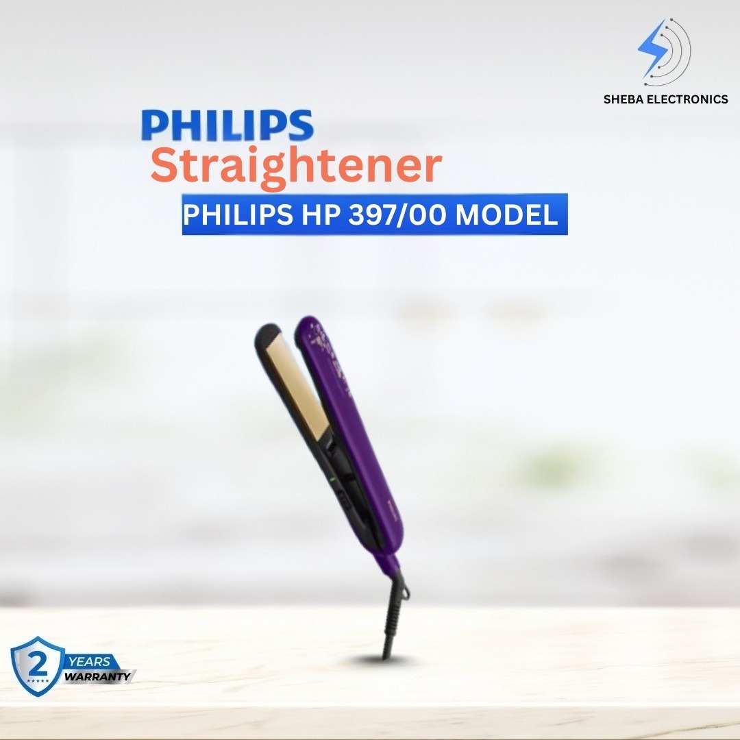Philips BHS397/00 Hair Straightener 3000 Series (Black) - Thumbnail 2