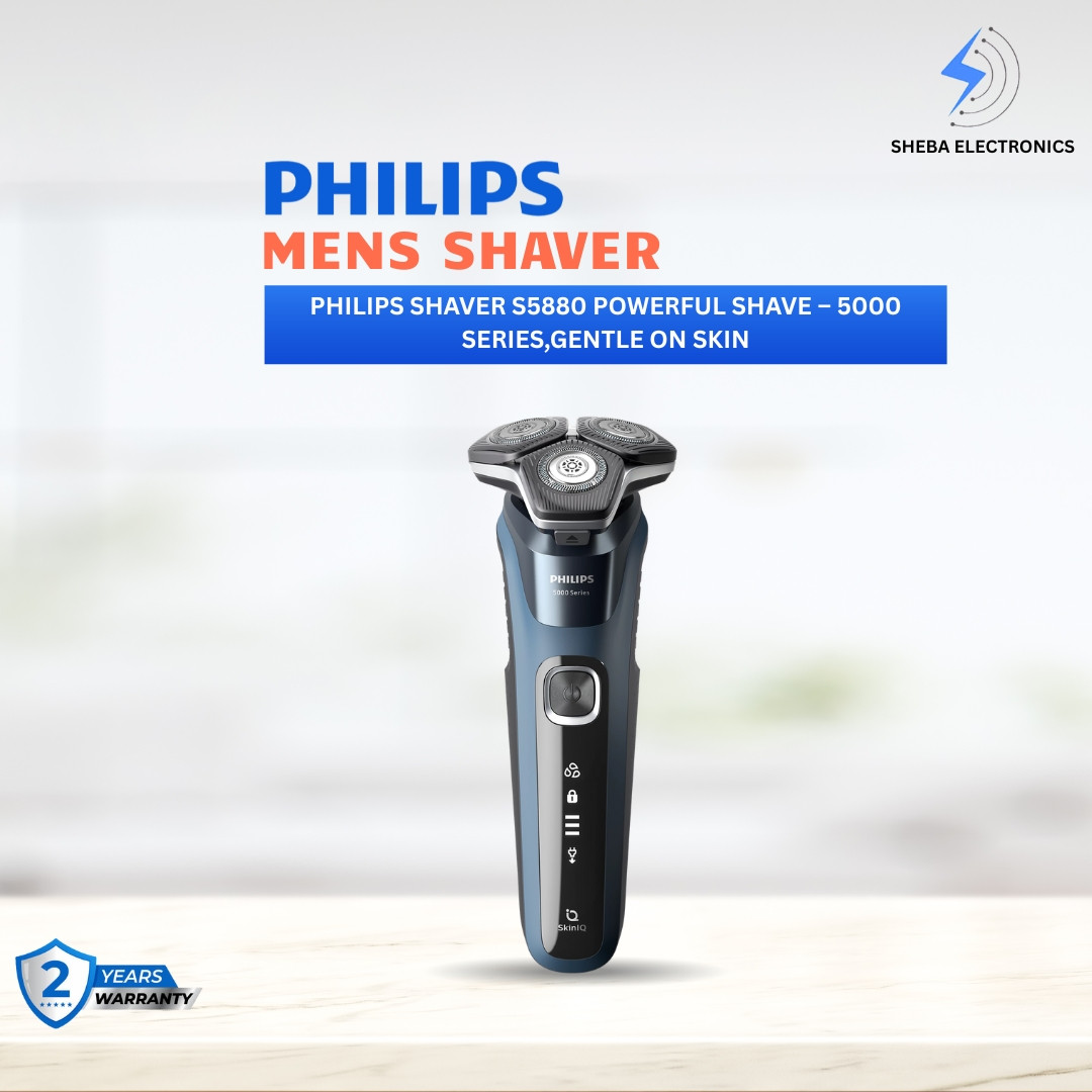 Philips Shaver S5880 Powerful Shave – 5000 Series,Gentle on Skin - Thumbnail 4