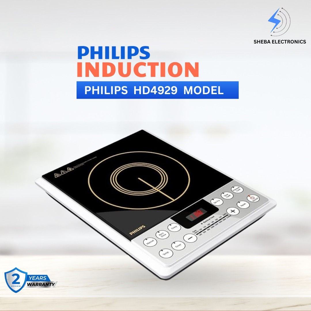 Philips HD4929 Induction Cooker with Auto-Off Function 2100-Watt (Black) - Thumbnail 4