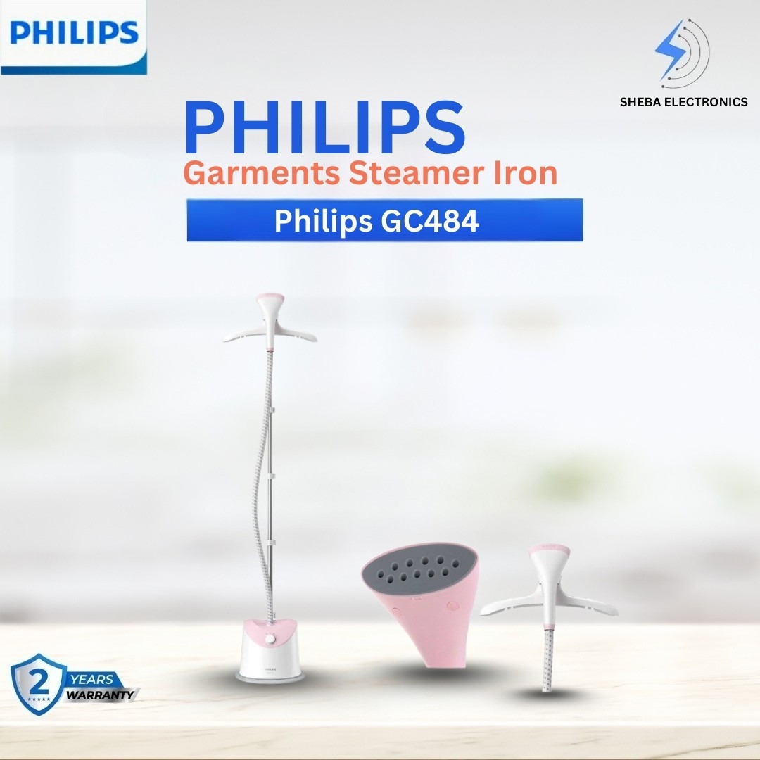 Philips GC484/49 Easy Touch Stand Garments Steamer Iron 1800W Power