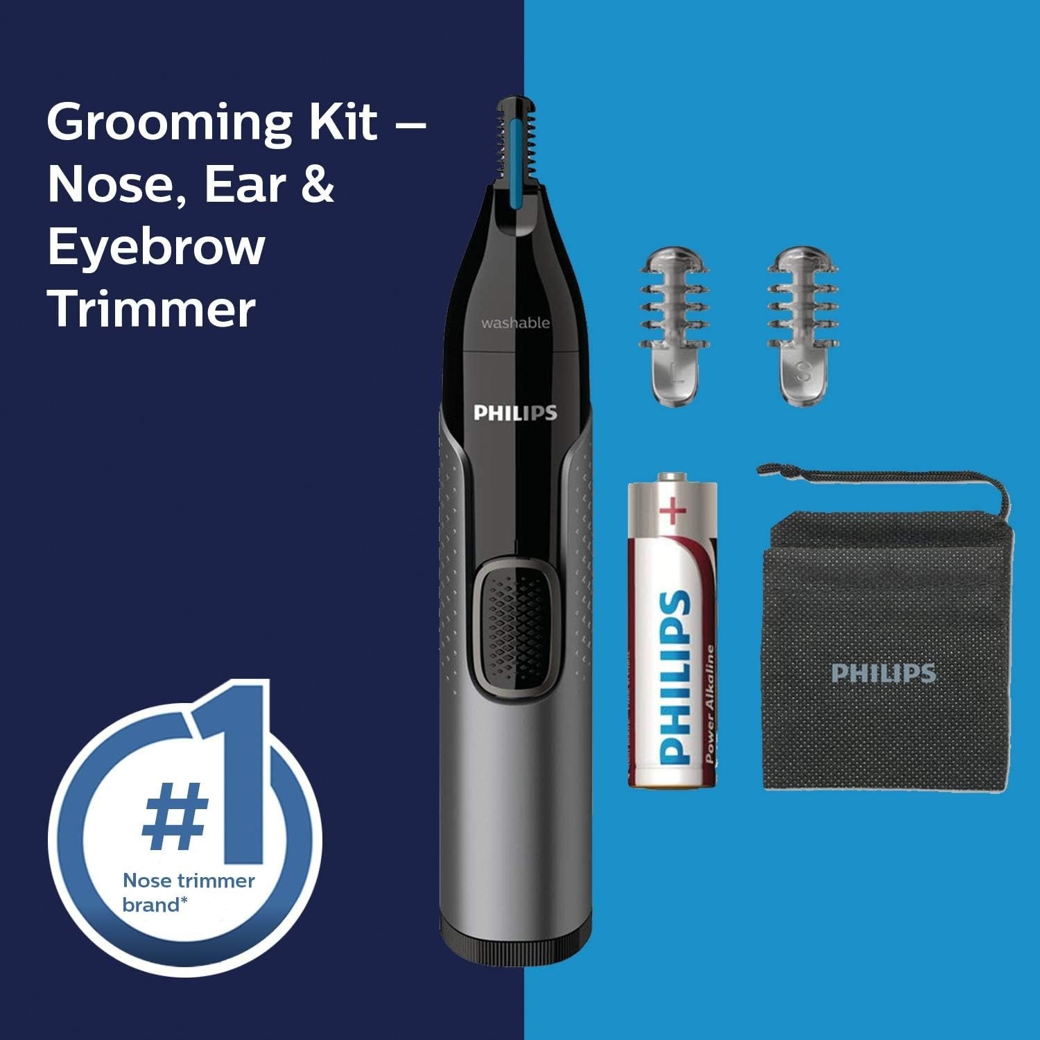 Philips Nose Trimmer NT3650/16 – Nose, Ear & Eyebrow - Thumbnail 4