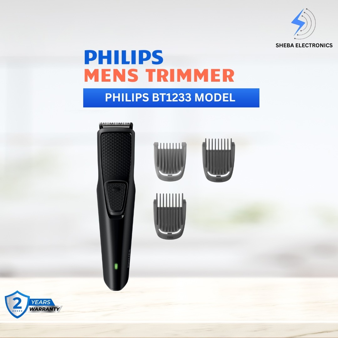 PHILIPS BT1233/18 Beard Trimmer series 1000 (Black) - Thumbnail 4