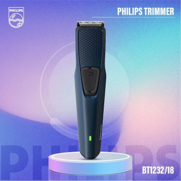 Philips BT1232/18 Battery Powered Skin-Protect Beard Trimmer for Men - Cordless Rechargeable with USB Charging - Thumbnail 2