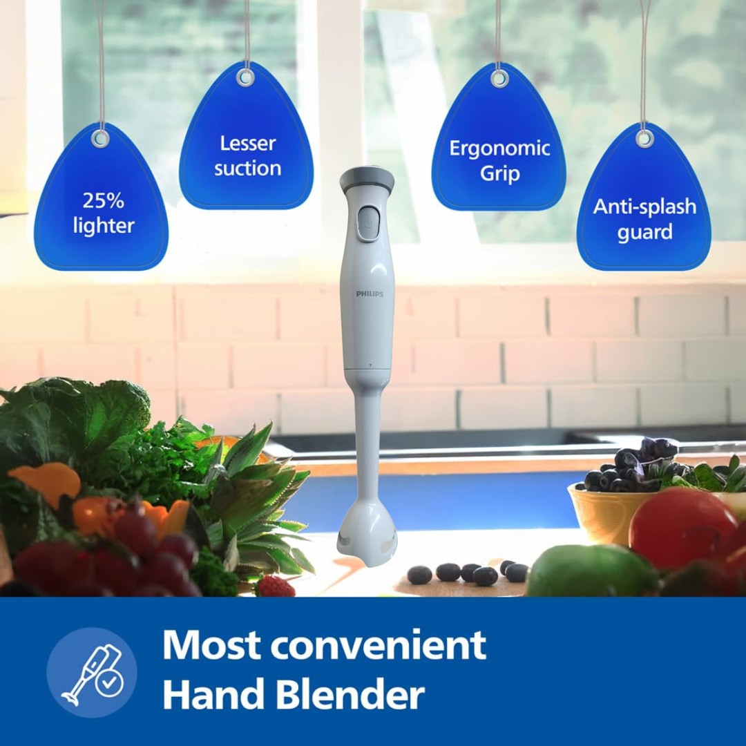 Philips Hand Blender (HL1680/00) – 300W, SmartFlow Technology, Ergonomic Grip - Thumbnail 2