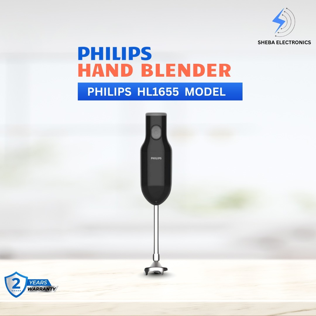 PHILIPS HL 1655/02 Hand Blender 250 Watts- Black