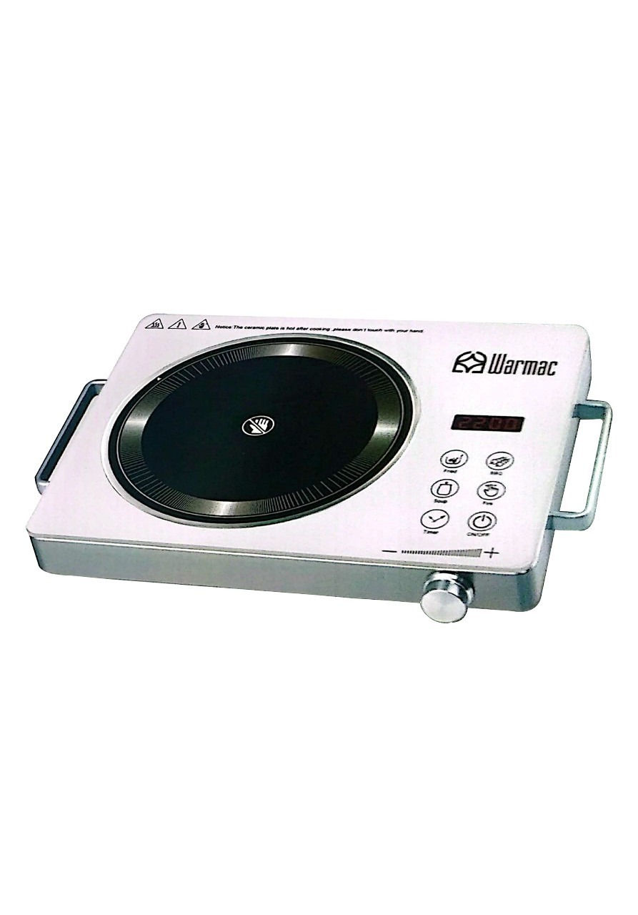 Warmac Infrared Cooker W1001 – 2200W Max Power, Zero Radiation, Safe & Durable Cooking - Thumbnail 2