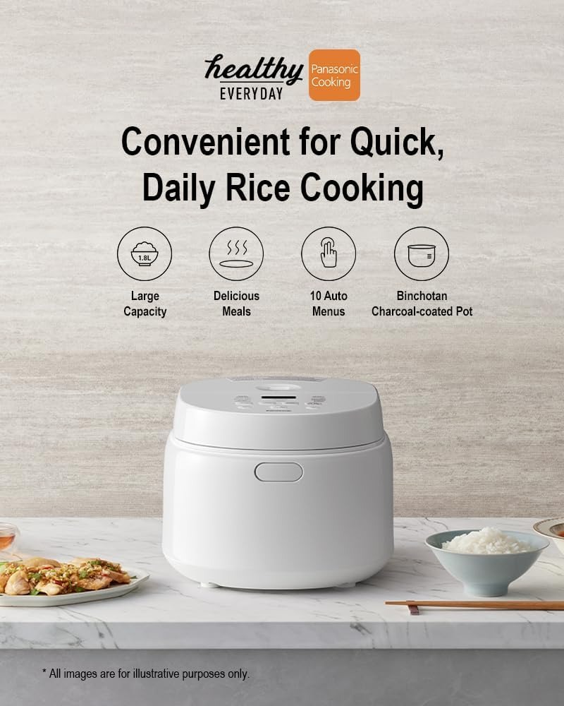 Panasonic SR-DL184 10 Cup (1.8L) Premium Rice & Multi Cooker - Thumbnail 3