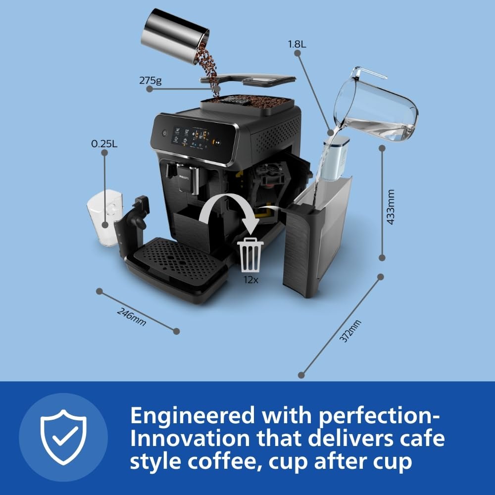 Philips 2200 Series LatteGo Fully Automatic Espresso Machine EP2230 - Thumbnail 3