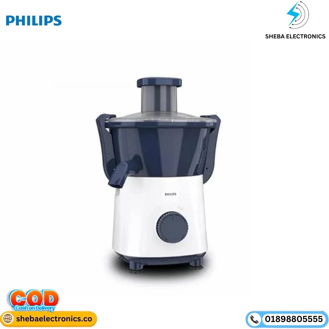 Philips Juicer HL7566/00, 500 Watts (Deep Azure)