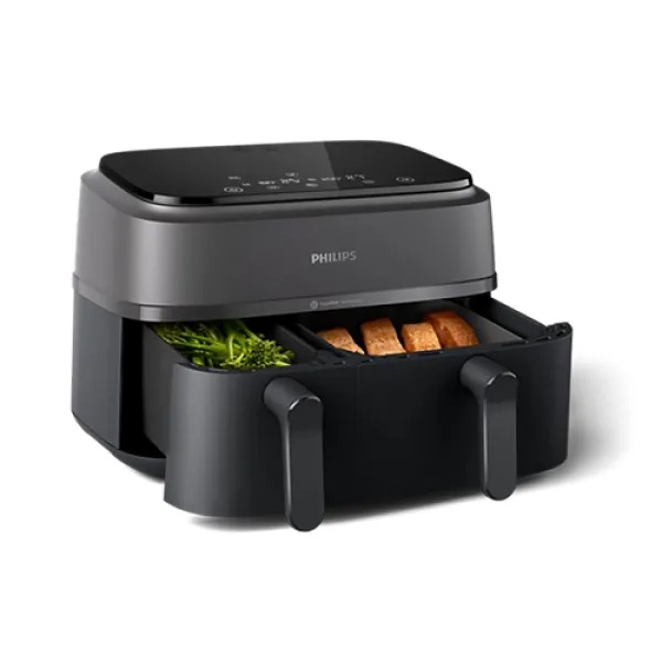 Philips Airfryer NA350/00 – Dual Drawer, 9.5 Qt (9L) Capacity - Thumbnail 6