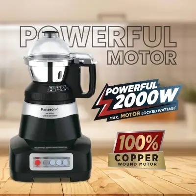 Panasonic Monster MX-AE375 Mixer Grinder & 2000W With 3jar - Thumbnail 2