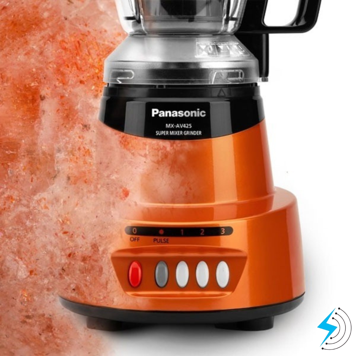 Panasonic Mixer Grinder MX-AV425-Rustic Red 4 Jar & 1500W - Thumbnail 2