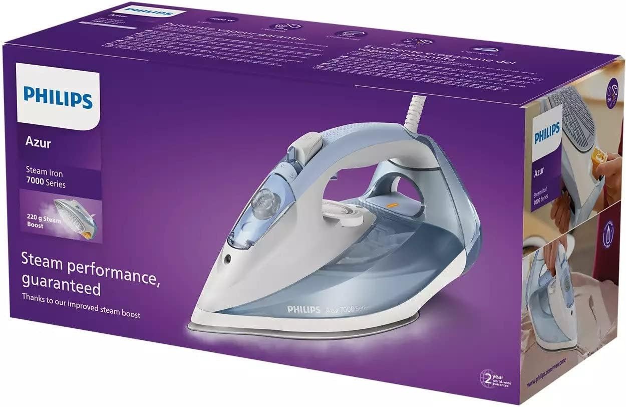 Philips DST7011/26  7000 Series SteamGlide Plus SolePlate HV Steam Iron | 2600 Watt - Thumbnail 2