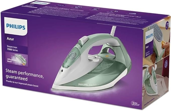 Philips DST7012/76 HV Steam Iron 7000 Series Steam Glide Plus - Thumbnail 3