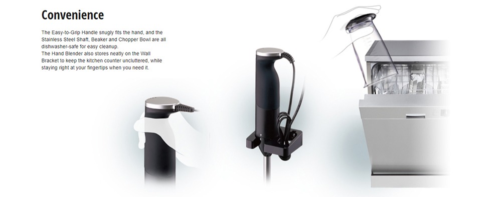 Panasonic MX-SS1 3-in-1 Hand Blender, Chopper & Whisker - Thumbnail 3