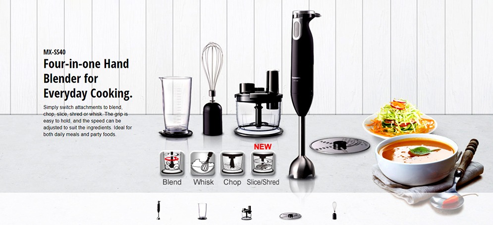 Panasonic MX-SS40 4 in 1 Hand Blender 600W - Thumbnail 4