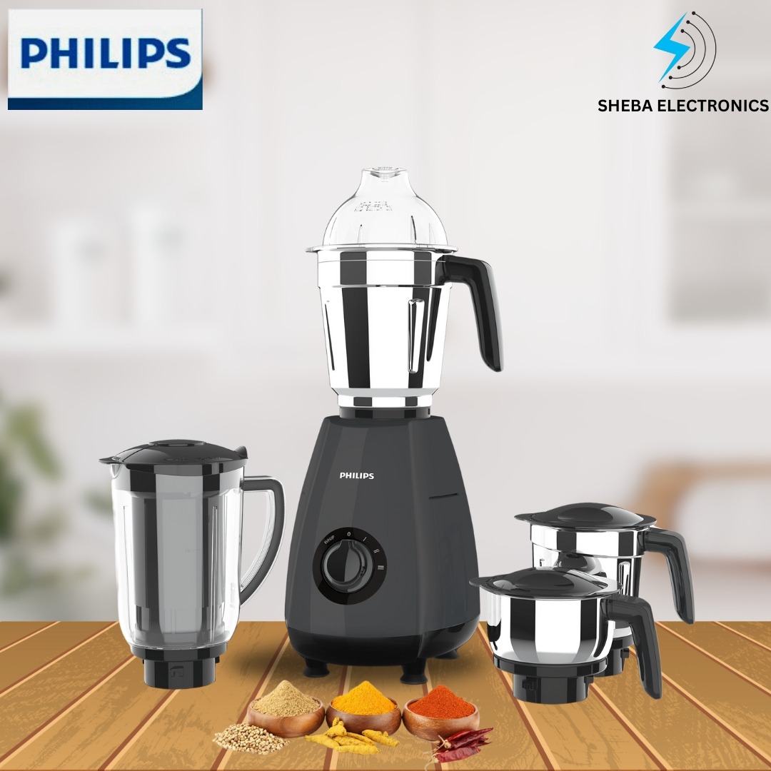 Phillips HL7704/00 black 1000 Juicer Mixer Grinder (4 Jars, Black) - Thumbnail 3