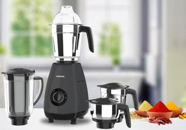 Phillips HL7704/00 black 1000 Juicer Mixer Grinder (4 Jars, Black) - Thumbnail 4