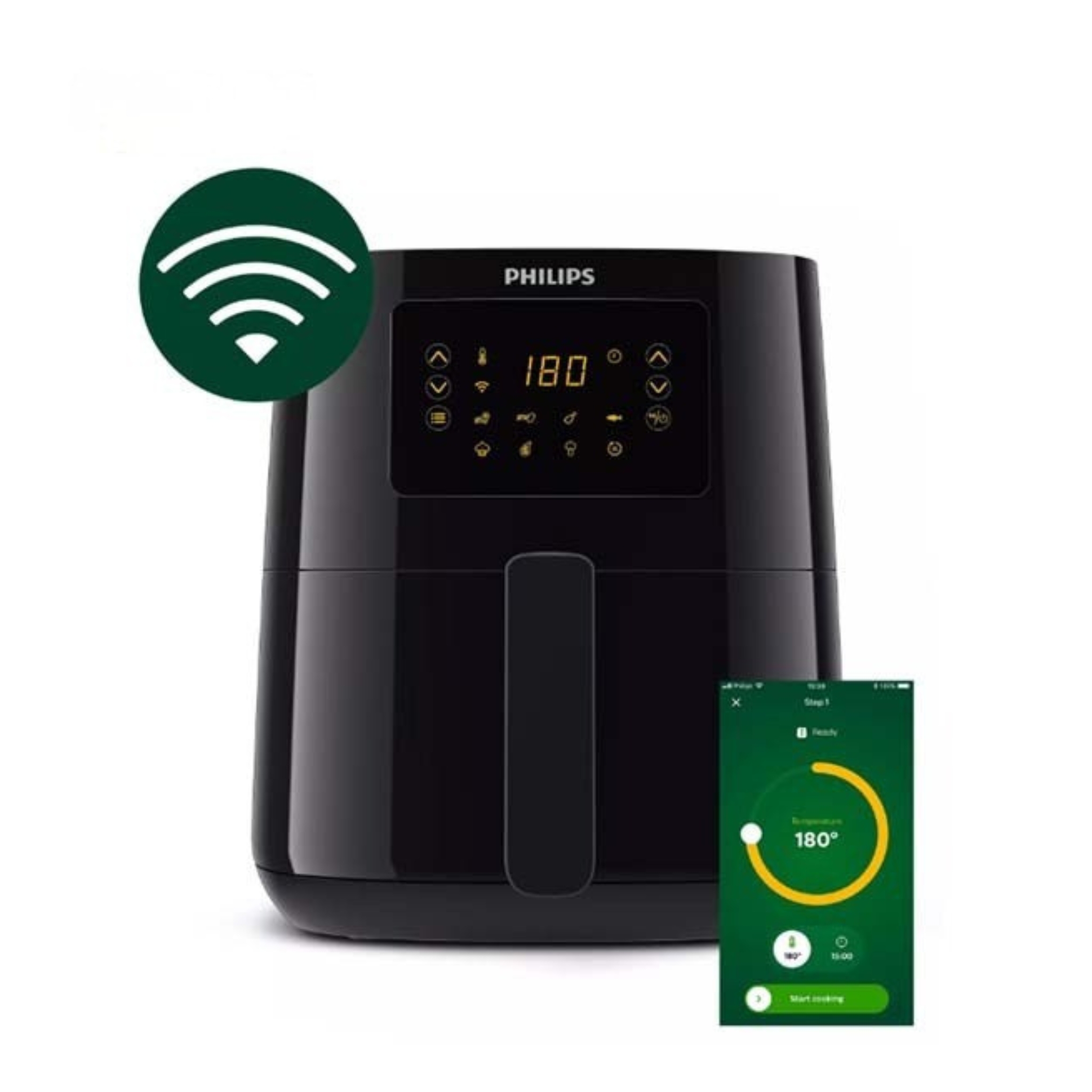 Philips Air Fryer HD9255/90 Digital 5000 Series Connected Smart – 4.1Ltr, Wi-Fi Enabled, 13-in-1 Cooking Functions