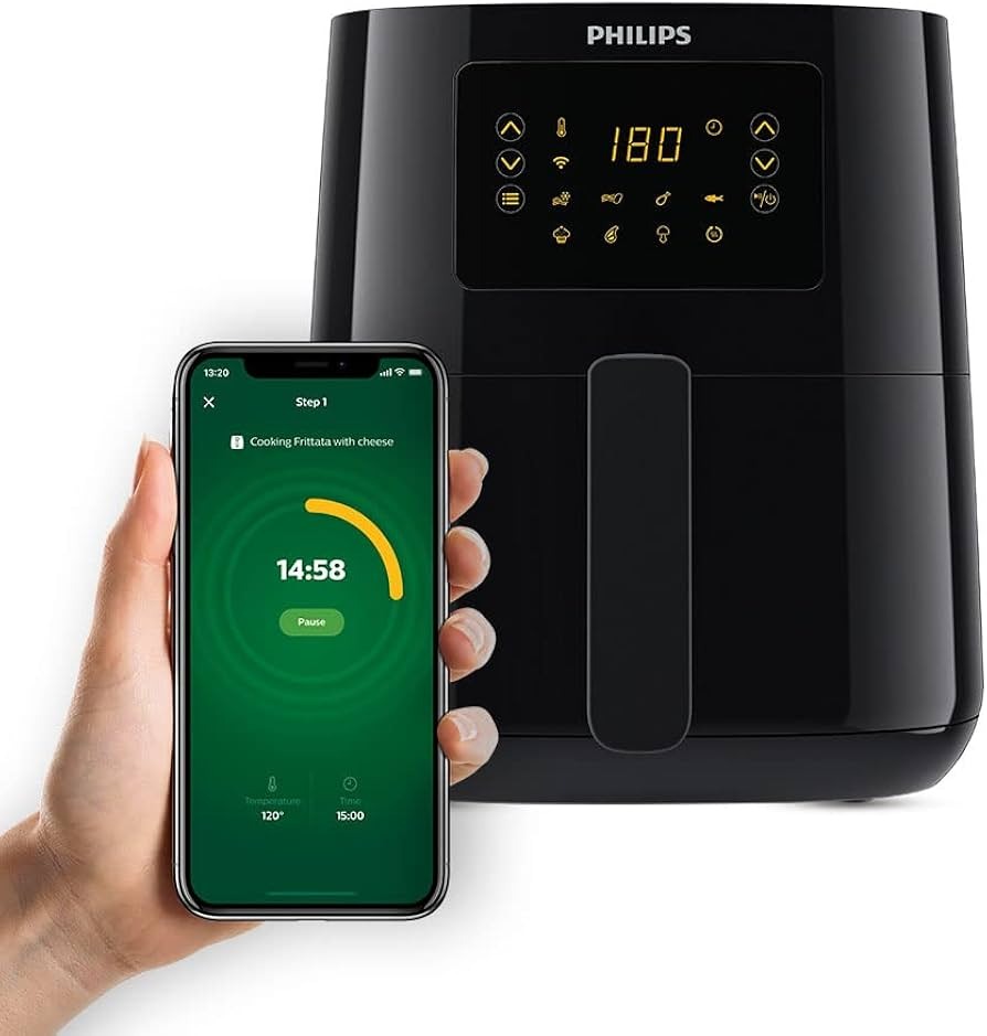 Philips Air Fryer HD9255/90 Digital 5000 Series Connected Smart – 4.1Ltr, Wi-Fi Enabled, 13-in-1 Cooking Functions - Thumbnail 4