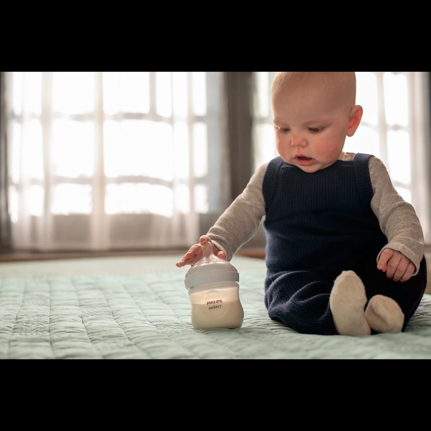 Philips Avent Natural Response Baby Feeding Bottle 2 Pcs Set (0m+) 125ml (Model: SCY900/02) - Thumbnail 4