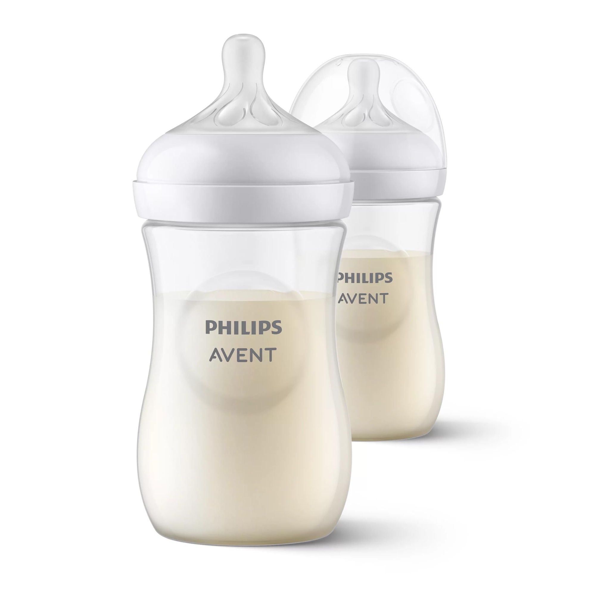 Philips Avent Natural White Feeding Bottle 2 pc Set (1m+) - 260 ml (Model- SCY903/02)
