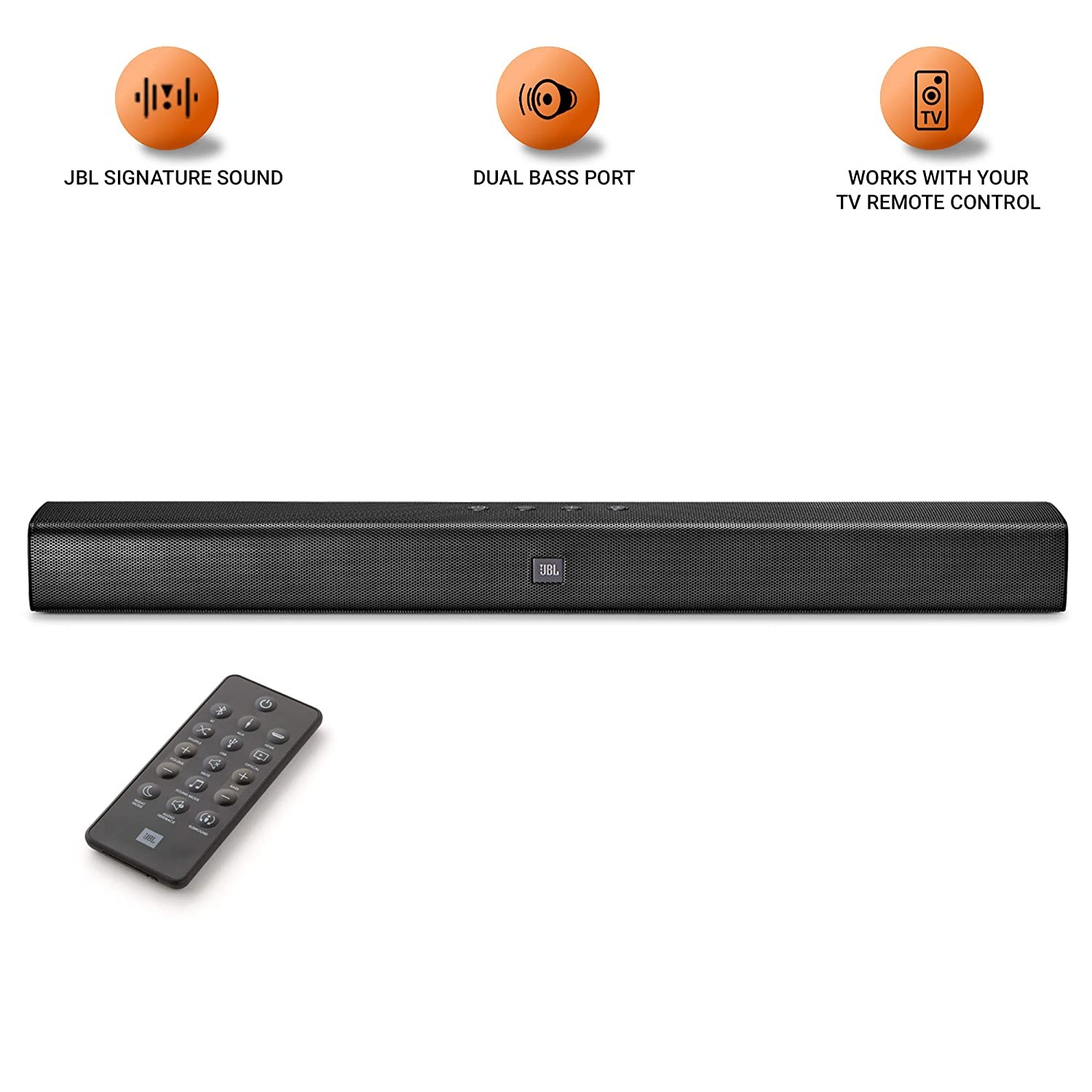 JBL Bar Studio 2.0 Channel Bluetooth Sound Bar (Black) - Thumbnail 2