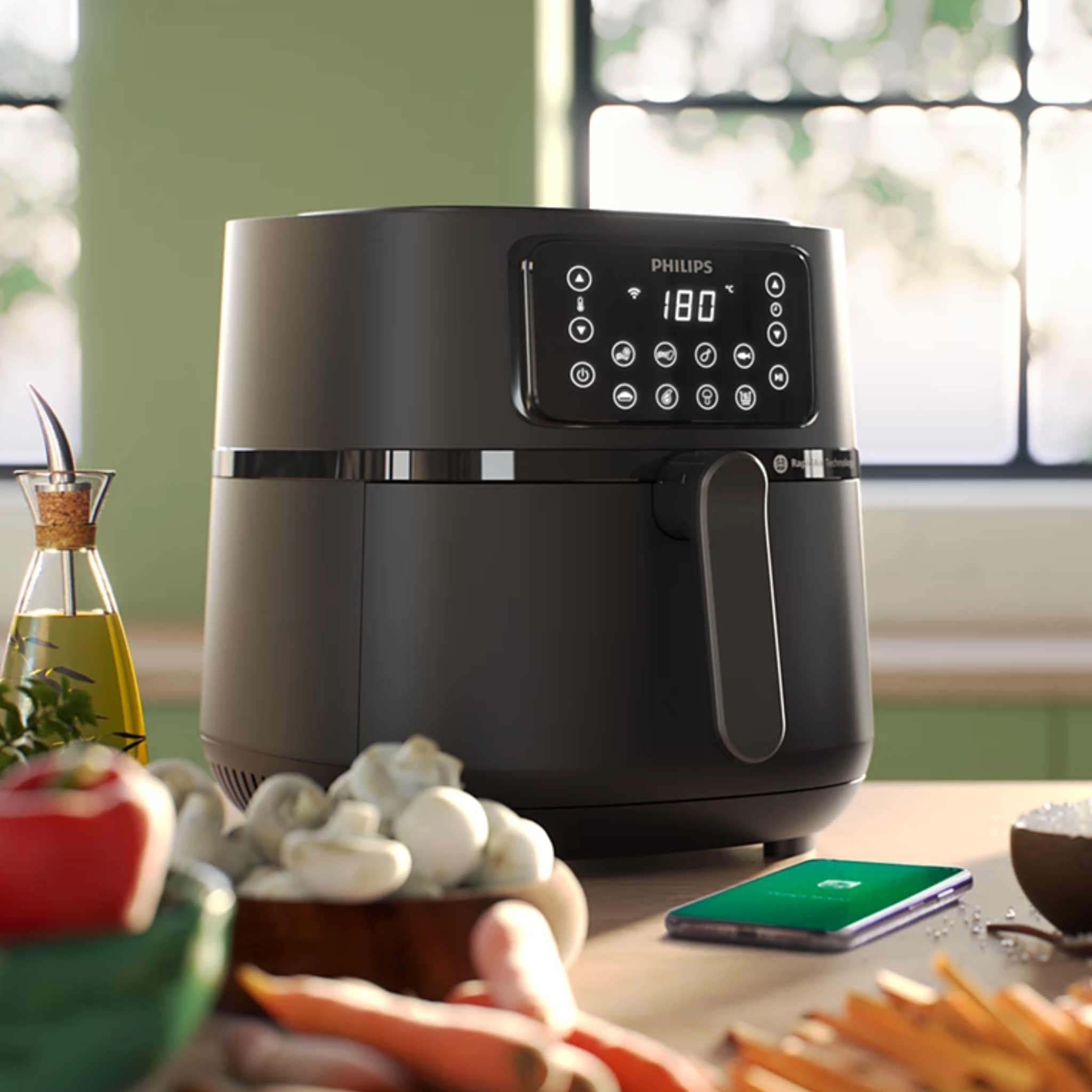 Philips HD9285 7.2 Ltr Air fryer With 2000w - Thumbnail 3