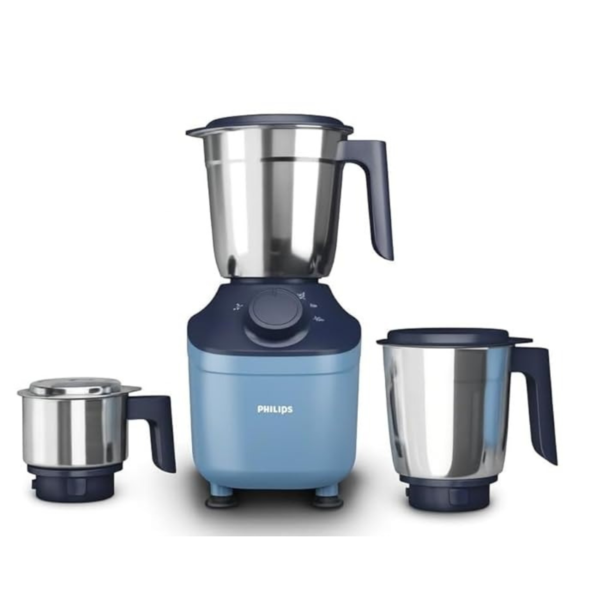 Philips 800 Watt Powerful Motor Mixer Grinder | MicroGrind Technology | Blue| HL7773/01 - Thumbnail 2