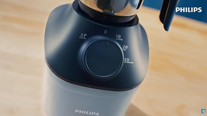 Philips 800 Watt Powerful Motor Mixer Grinder | MicroGrind Technology | Blue| HL7773/01 - Thumbnail 4