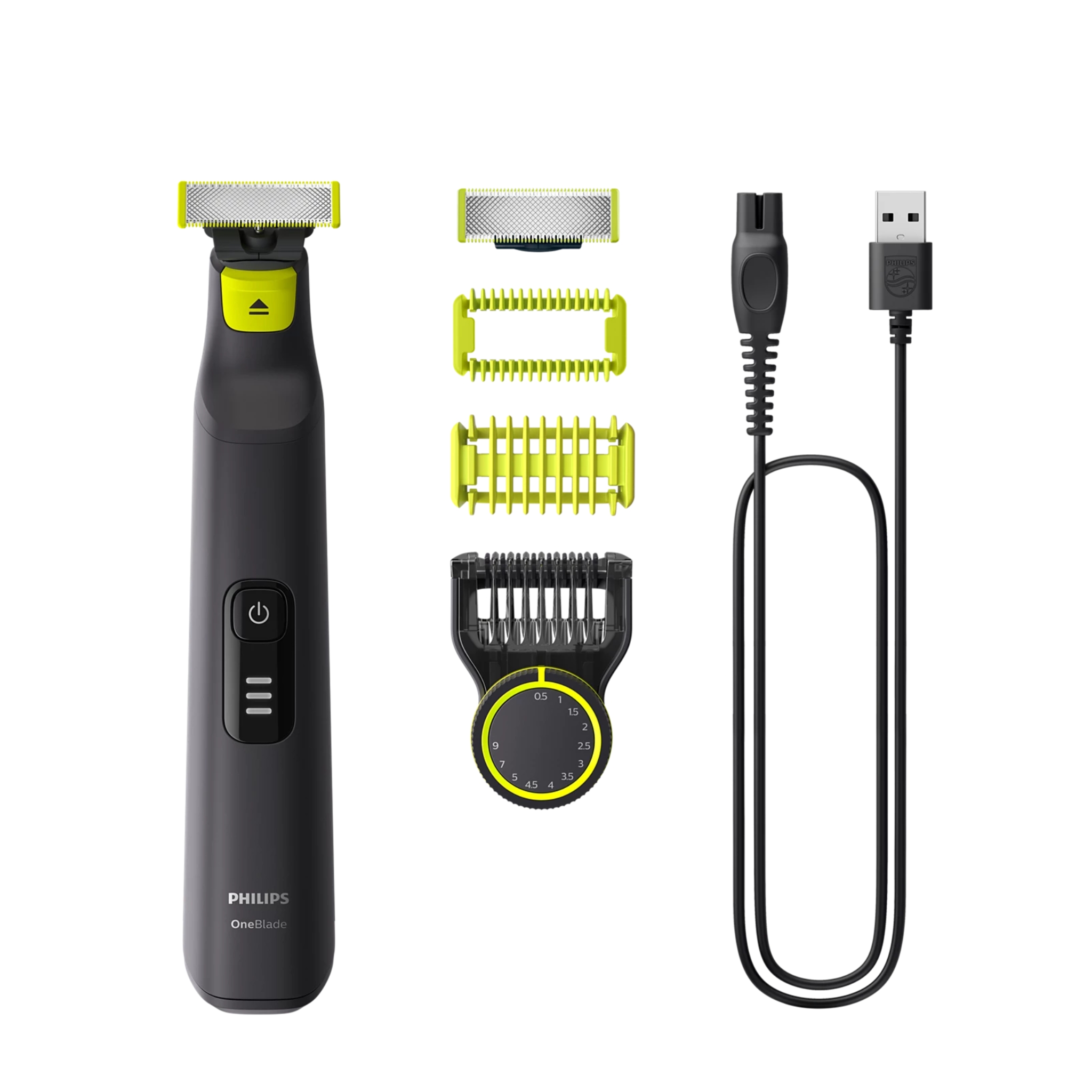 Philips QP6542/10 OneBlade Pro Hybrid Trimmer and Shaver Face + Body for Men - Thumbnail 2