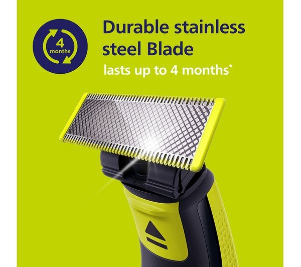 Philips QP6542/10 OneBlade Pro Hybrid Trimmer and Shaver Face + Body for Men - Thumbnail 3