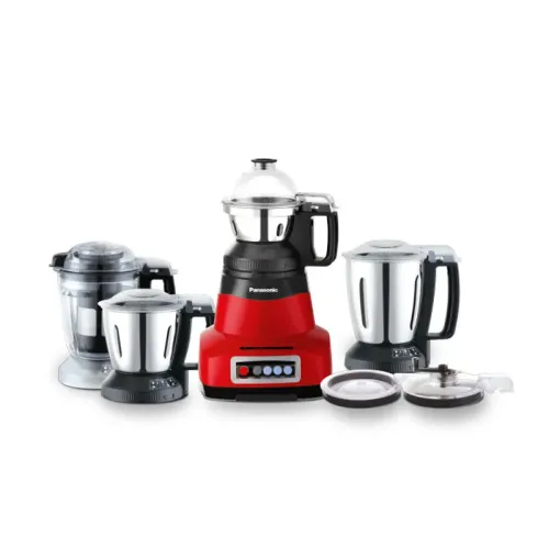 Panasonic MX-AE465 Mixer Grinder Powerful 2000Watts | 4 Multipurpose Jars | Double Safety Lock | Monster Series | Red - Thumbnail 4